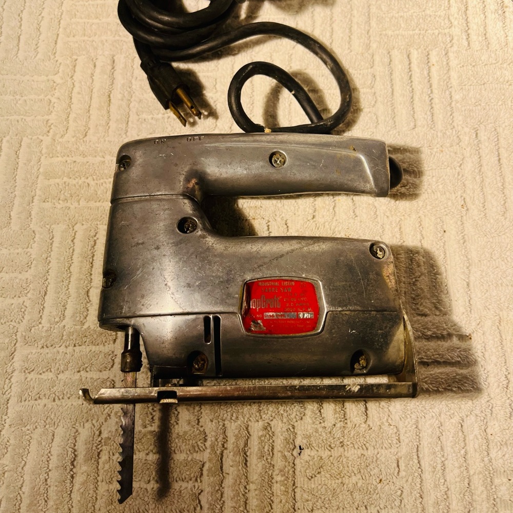 Vintage Shop Craft Jig Saw / Jigsaw / Sabre Saw Model 9150